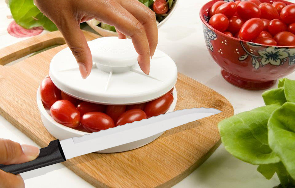 Rapid Slicer: Time-Saving Cutter For Cherry Tomatoes, Grapes & More